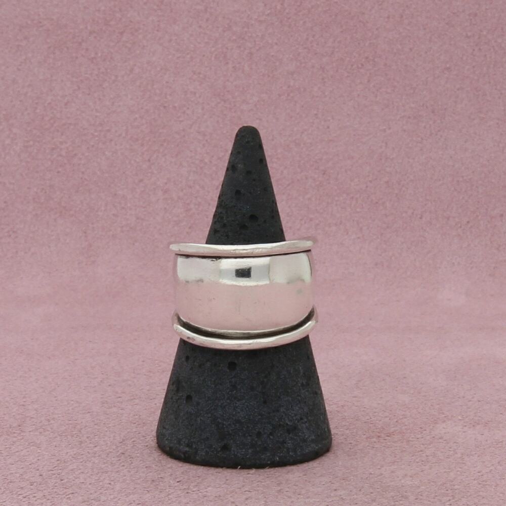 Silver statement ring size 7.75